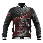 Personalised Cycling New Zealand Baseball Jacket Aotearoa Pride Sportswear