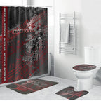 Personalised Cycling New Zealand Bathroom Set Aotearoa Pride Sportswear