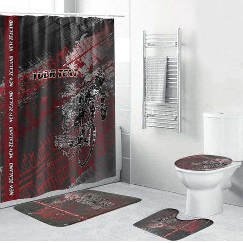 Personalised Cycling New Zealand Bathroom Set Aotearoa Pride Sportswear
