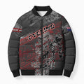 Personalised Cycling New Zealand Bomber Puffer Jacket Aotearoa Pride Sportswear