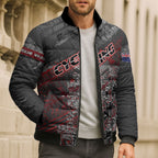 Personalised Cycling New Zealand Bomber Puffer Jacket Aotearoa Pride Sportswear