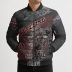 Personalised Cycling New Zealand Bomber Puffer Jacket Aotearoa Pride Sportswear