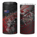 Personalised Cycling New Zealand 4 in 1 Can Cooler Tumbler Aotearoa Pride Sportswear