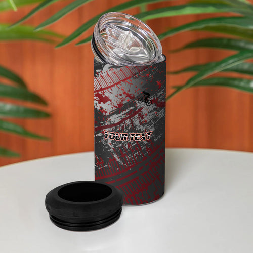 Personalised Cycling New Zealand 4 in 1 Can Cooler Tumbler Aotearoa Pride Sportswear