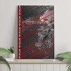 Personalised Cycling New Zealand Canvas Wall Art Aotearoa Pride Sportswear