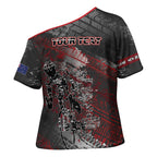 Personalised Cycling New Zealand Cross Shoulder Shirt Aotearoa Pride Sportswear