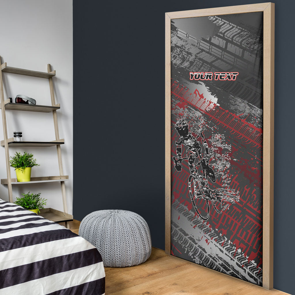 Personalised Cycling New Zealand Door Cover Aotearoa Pride Sportswear