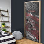 Personalised Cycling New Zealand Door Cover Aotearoa Pride Sportswear