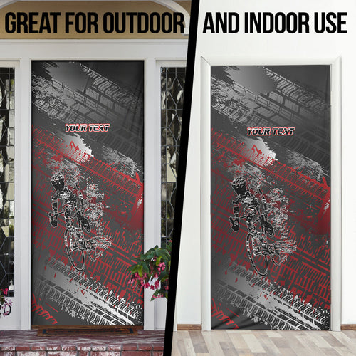 Personalised Cycling New Zealand Door Cover Aotearoa Pride Sportswear