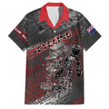 Personalised Cycling New Zealand Family Matching Off Shoulder Maxi Dress and Hawaiian Shirt Aotearoa Pride Sportswear