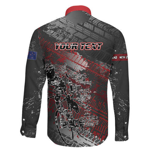 Personalised Cycling New Zealand Family Matching Short Sleeve Bodycon Dress and Hawaiian Shirt Aotearoa Pride Sportswear