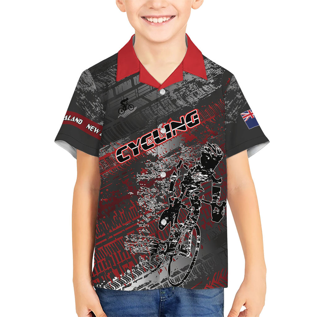 Personalised Cycling New Zealand Hawaiian Shirt Aotearoa Pride Sportswear