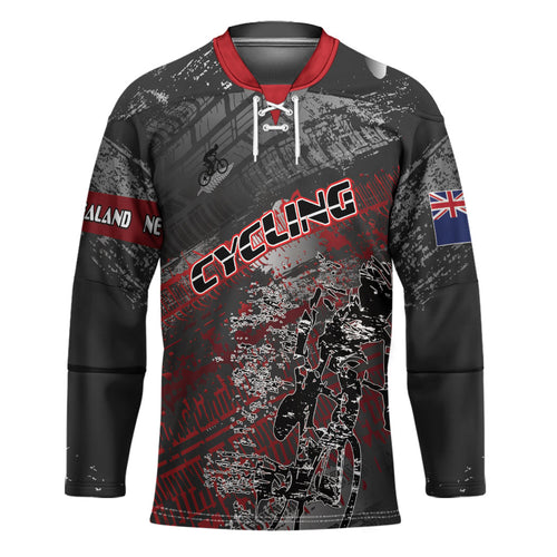 Personalised Cycling New Zealand Hockey Jersey Aotearoa Pride Sportswear