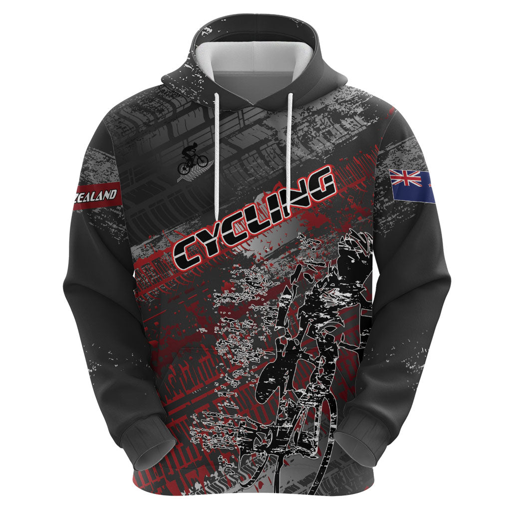 Personalised Cycling New Zealand Hoodie Aotearoa Pride Sportswear