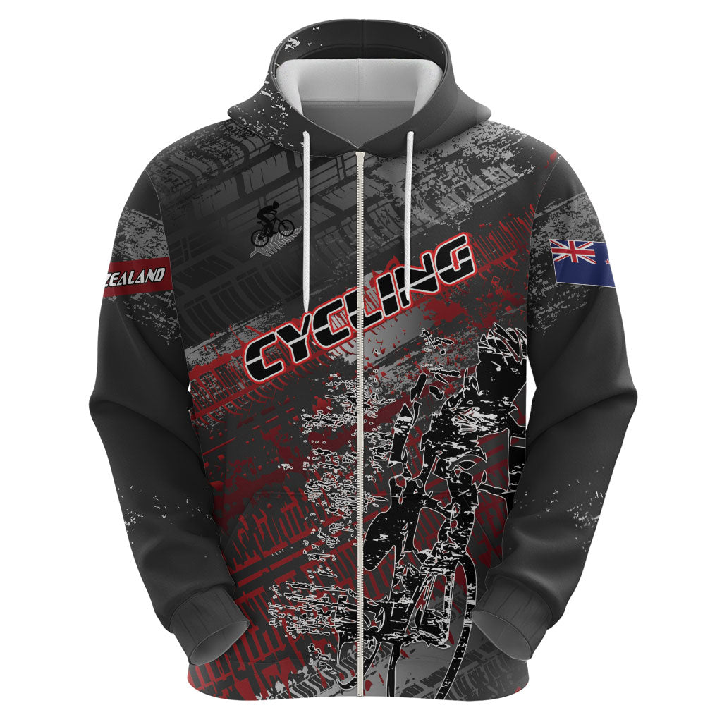 Personalised Cycling New Zealand Hoodie Aotearoa Pride Sportswear
