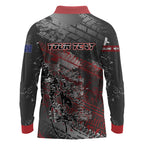 Personalised Cycling New Zealand Long Sleeve Polo Shirt Aotearoa Pride Sportswear
