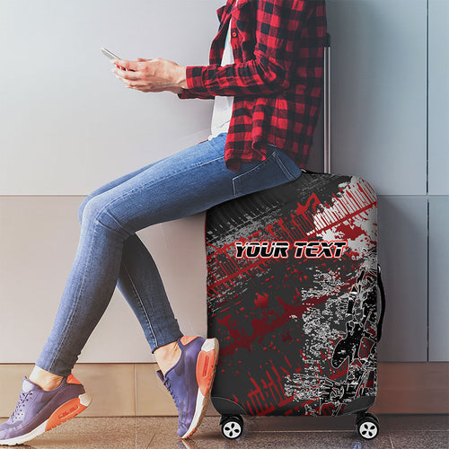 Personalised Cycling New Zealand Luggage Cover Aotearoa Pride Sportswear