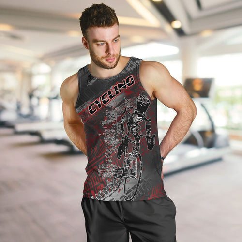 Personalised Cycling New Zealand Men Tank Top Aotearoa Pride Sportswear