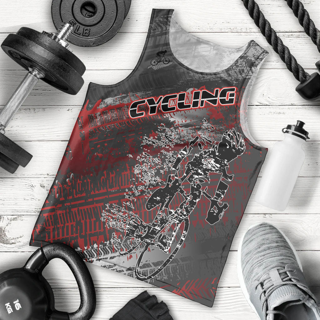 Personalised Cycling New Zealand Men Tank Top Aotearoa Pride Sportswear