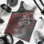 Personalised Cycling New Zealand Men Tank Top Aotearoa Pride Sportswear
