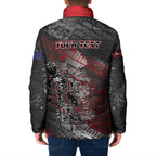 Personalised Cycling New Zealand Padded Jacket Aotearoa Pride Sportswear