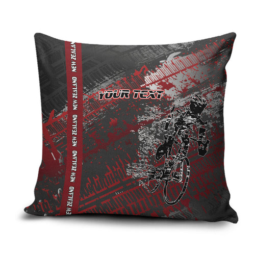 Personalised Cycling New Zealand Pillow Cover Aotearoa Pride Sportswear