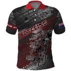 Personalised Cycling New Zealand Polo Shirt Aotearoa Pride Sportswear