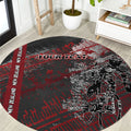 Personalised Cycling New Zealand Round Carpet Aotearoa Pride Sportswear