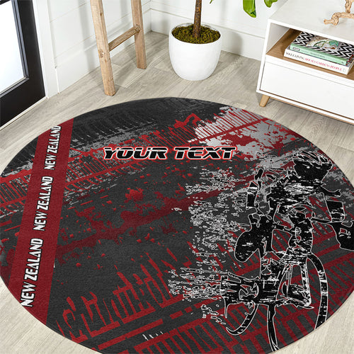 Personalised Cycling New Zealand Round Carpet Aotearoa Pride Sportswear