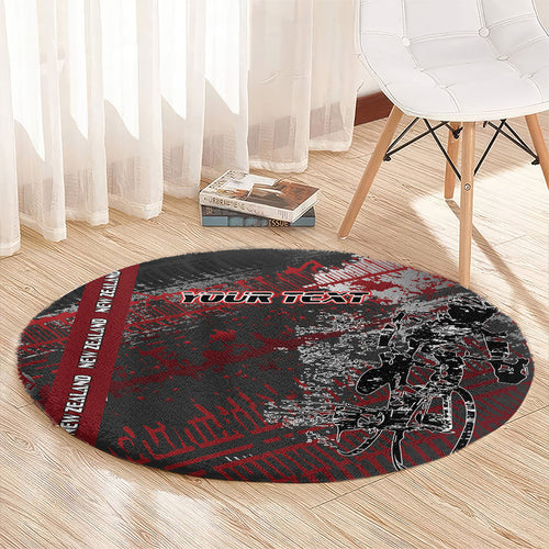 Personalised Cycling New Zealand Round Carpet Aotearoa Pride Sportswear