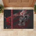 Personalised Cycling New Zealand Rubber Doormat Aotearoa Pride Sportswear