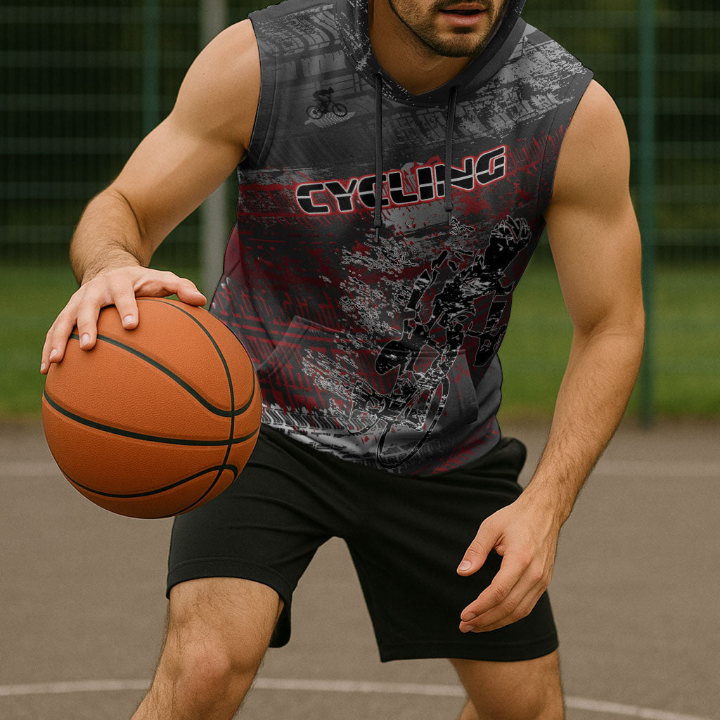 Personalised Cycling New Zealand Sleeveless Hoodie Aotearoa Pride Sportswear