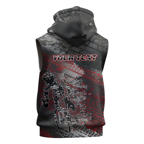 Personalised Cycling New Zealand Sleeveless Zip Hoodie Aotearoa Pride Sportswear