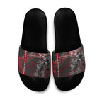 Personalised Cycling New Zealand Slide Sandals Aotearoa Pride Sportswear