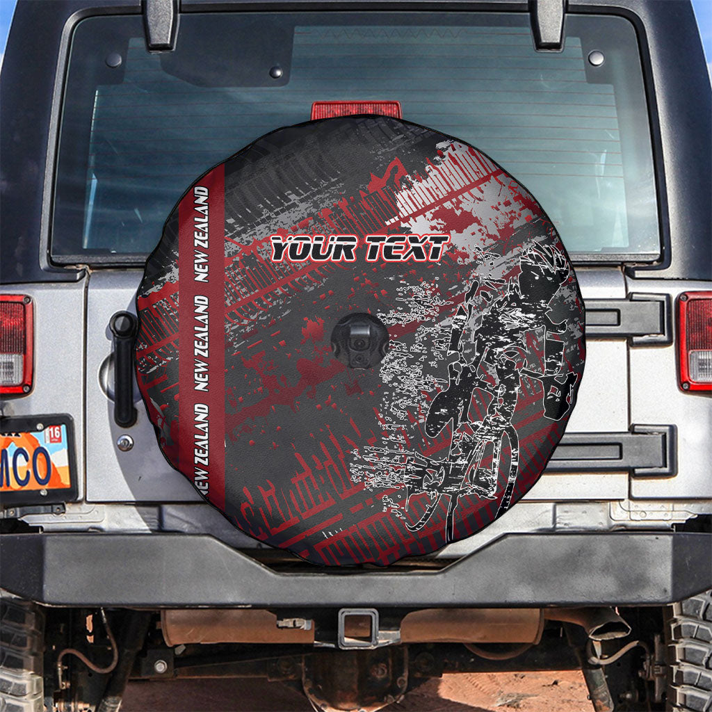 Personalised Cycling New Zealand Spare Tire Cover Aotearoa Pride Sportswear