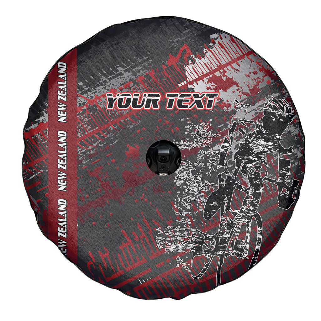 Personalised Cycling New Zealand Spare Tire Cover Aotearoa Pride Sportswear