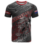 Personalised Cycling New Zealand T Shirt Aotearoa Pride Sportswear