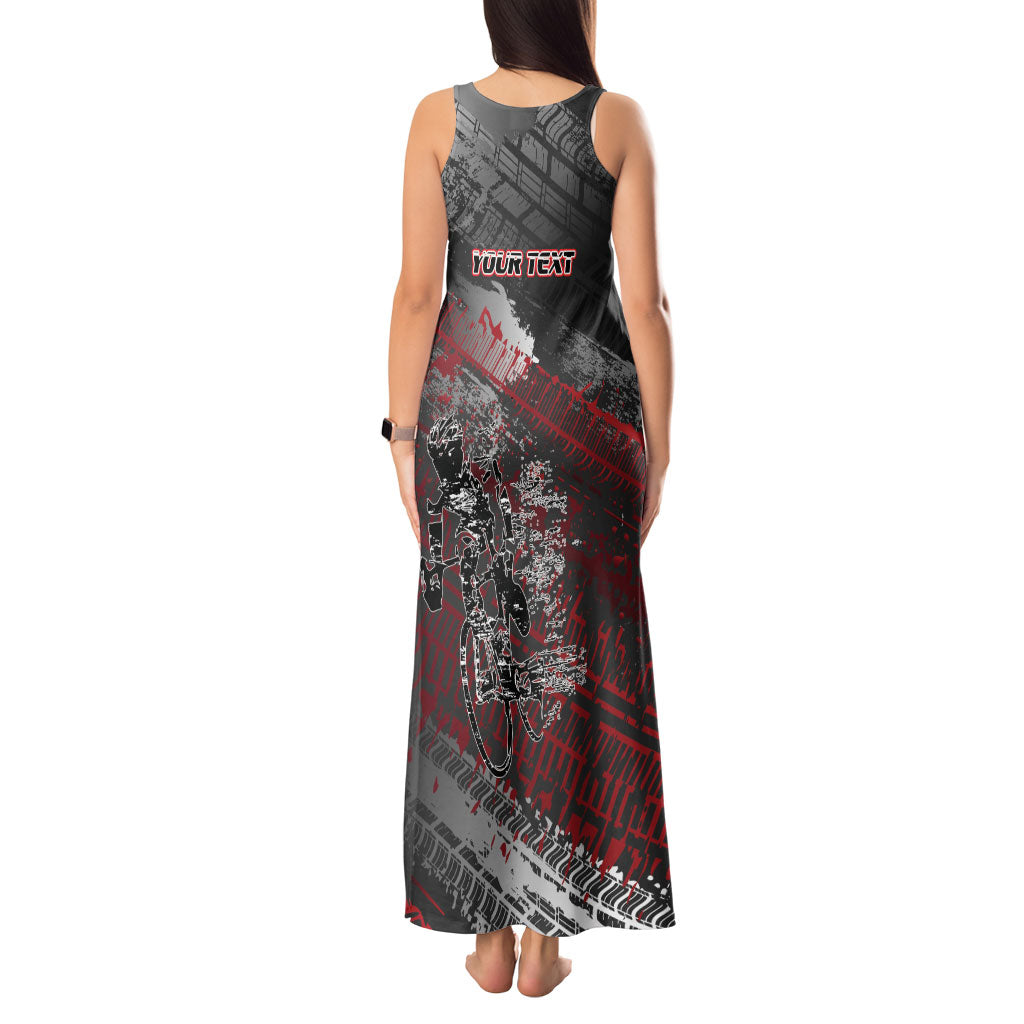 Personalised Cycling New Zealand Tank Maxi Dress Aotearoa Pride Sportswear