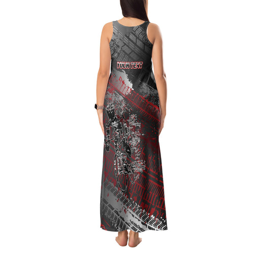 Personalised Cycling New Zealand Tank Maxi Dress Aotearoa Pride Sportswear