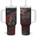 Personalised Cycling New Zealand Tumbler With Handle Aotearoa Pride Sportswear