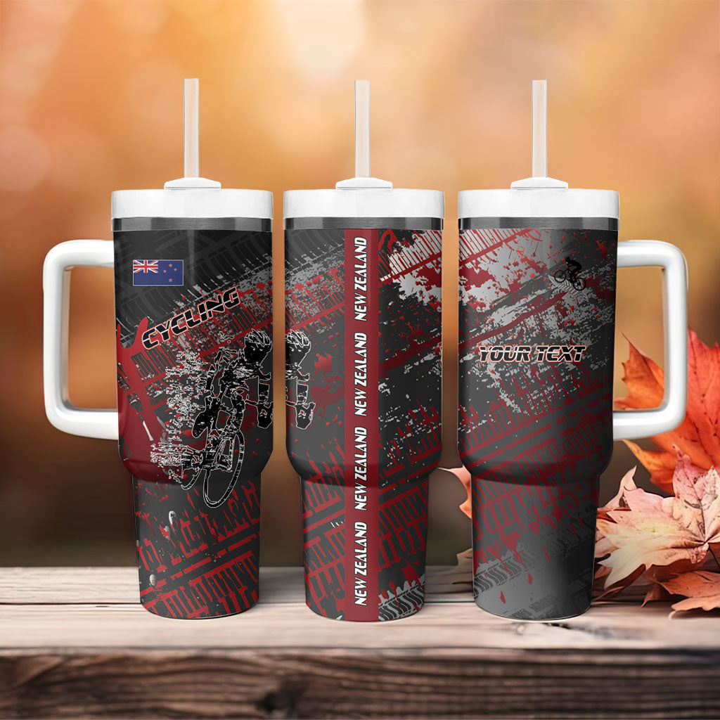 Personalised Cycling New Zealand Tumbler With Handle Aotearoa Pride Sportswear