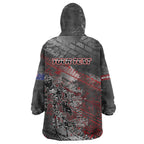 Personalised Cycling New Zealand Wearable Blanket Hoodie Aotearoa Pride Sportswear