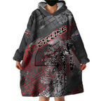Personalised Cycling New Zealand Wearable Blanket Hoodie Aotearoa Pride Sportswear