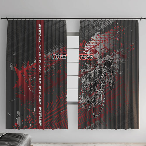 Personalised Cycling New Zealand Window Curtain Aotearoa Pride Sportswear