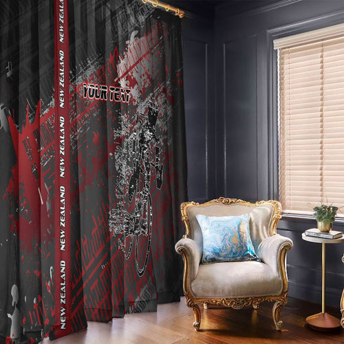 Personalised Cycling New Zealand Window Curtain Aotearoa Pride Sportswear