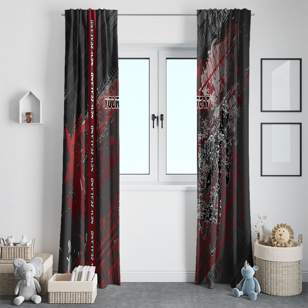 Personalised Cycling New Zealand Window Curtain Aotearoa Pride Sportswear