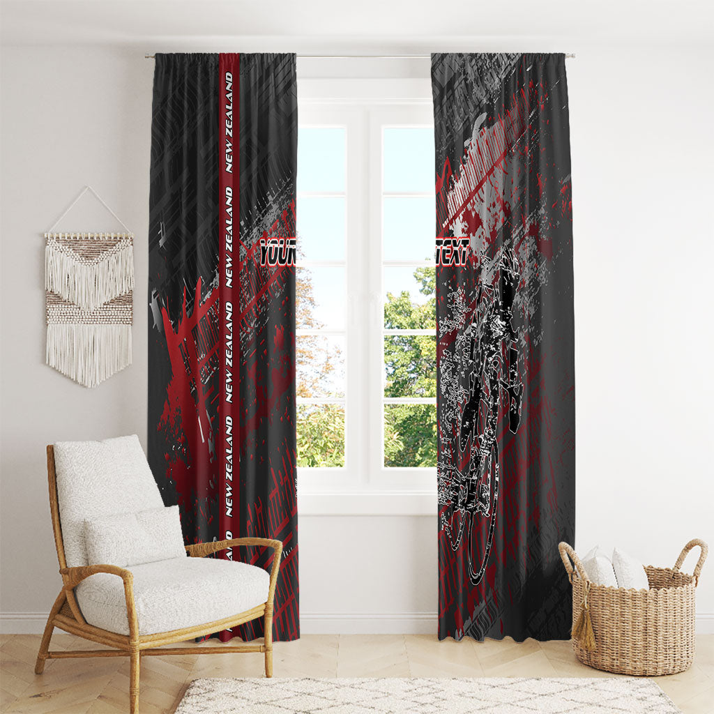 Personalised Cycling New Zealand Window Curtain Aotearoa Pride Sportswear