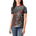 Personalised Cycling New Zealand Women Polo Shirt Aotearoa Pride Sportswear