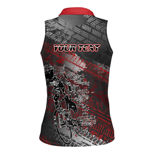 Personalised Cycling New Zealand Women Sleeveless Polo Shirt Aotearoa Pride Sportswear