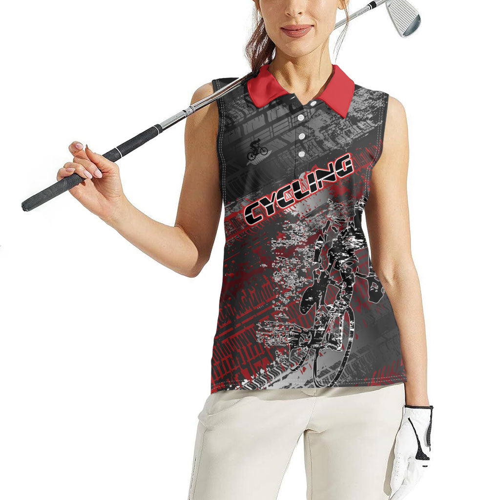 Personalised Cycling New Zealand Women Sleeveless Polo Shirt Aotearoa Pride Sportswear